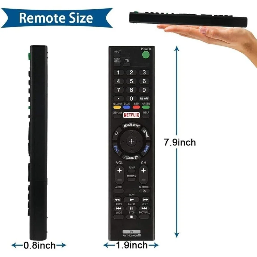 Sony RMT-TX100U for Sony Bravia TV KDL-32W600D KDL-40W600D KDL-48W650D USED